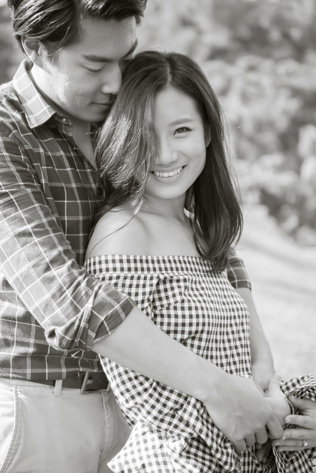 A destination engagement session photographed for a Christel Winther couple