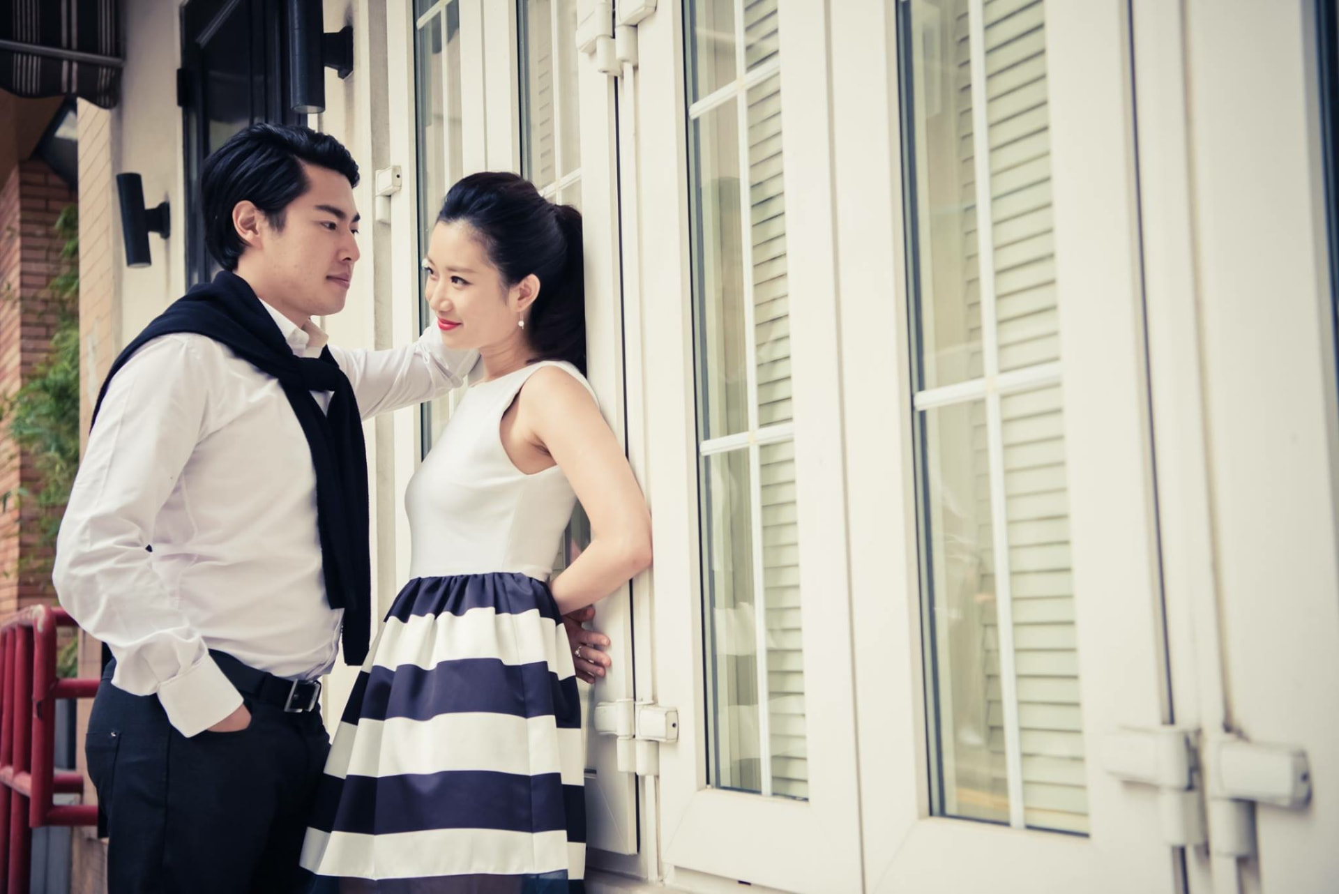 A destination engagement session photographed for a Christel Winther couple