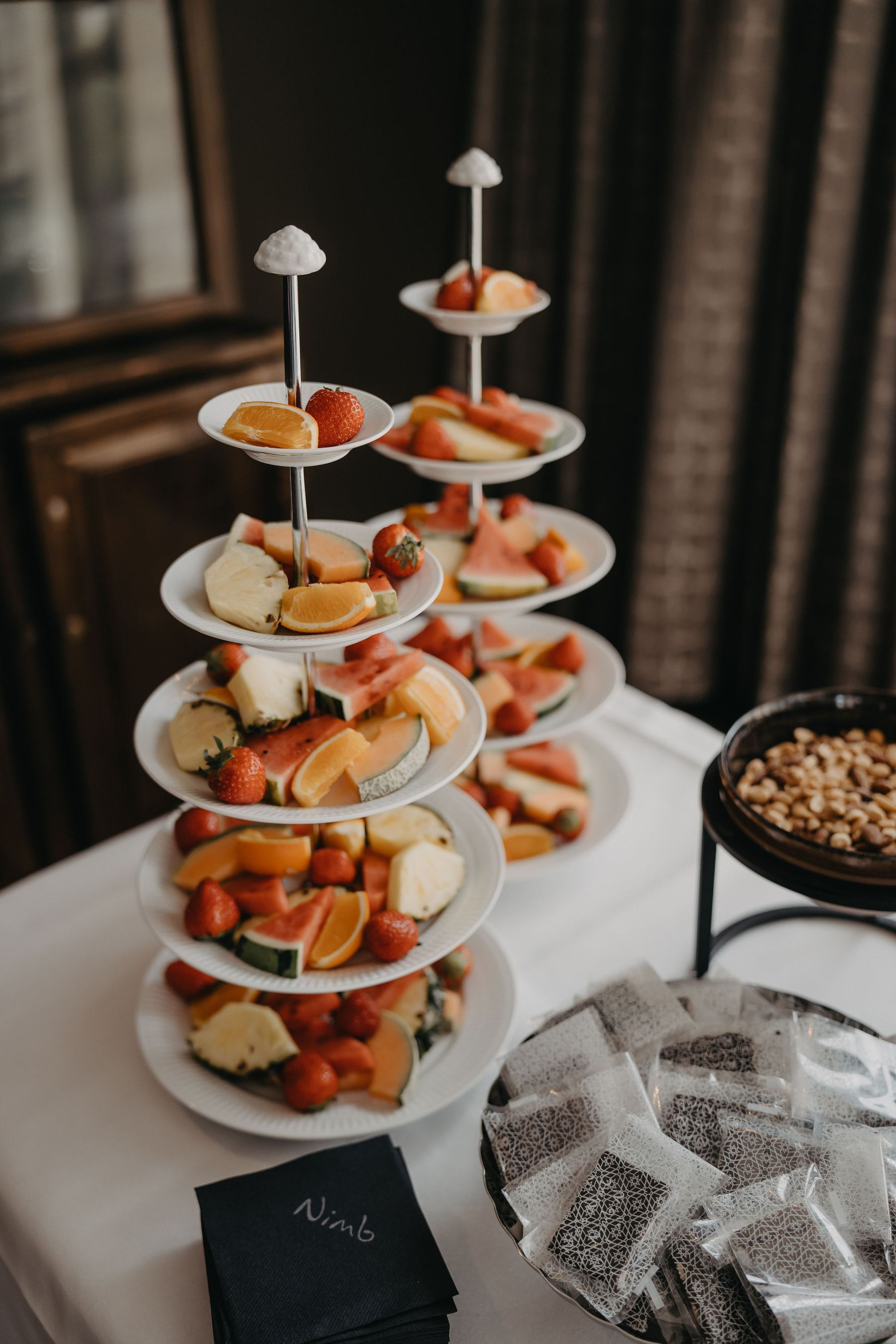 Nimb Copenhagen — food at a wedding celebration