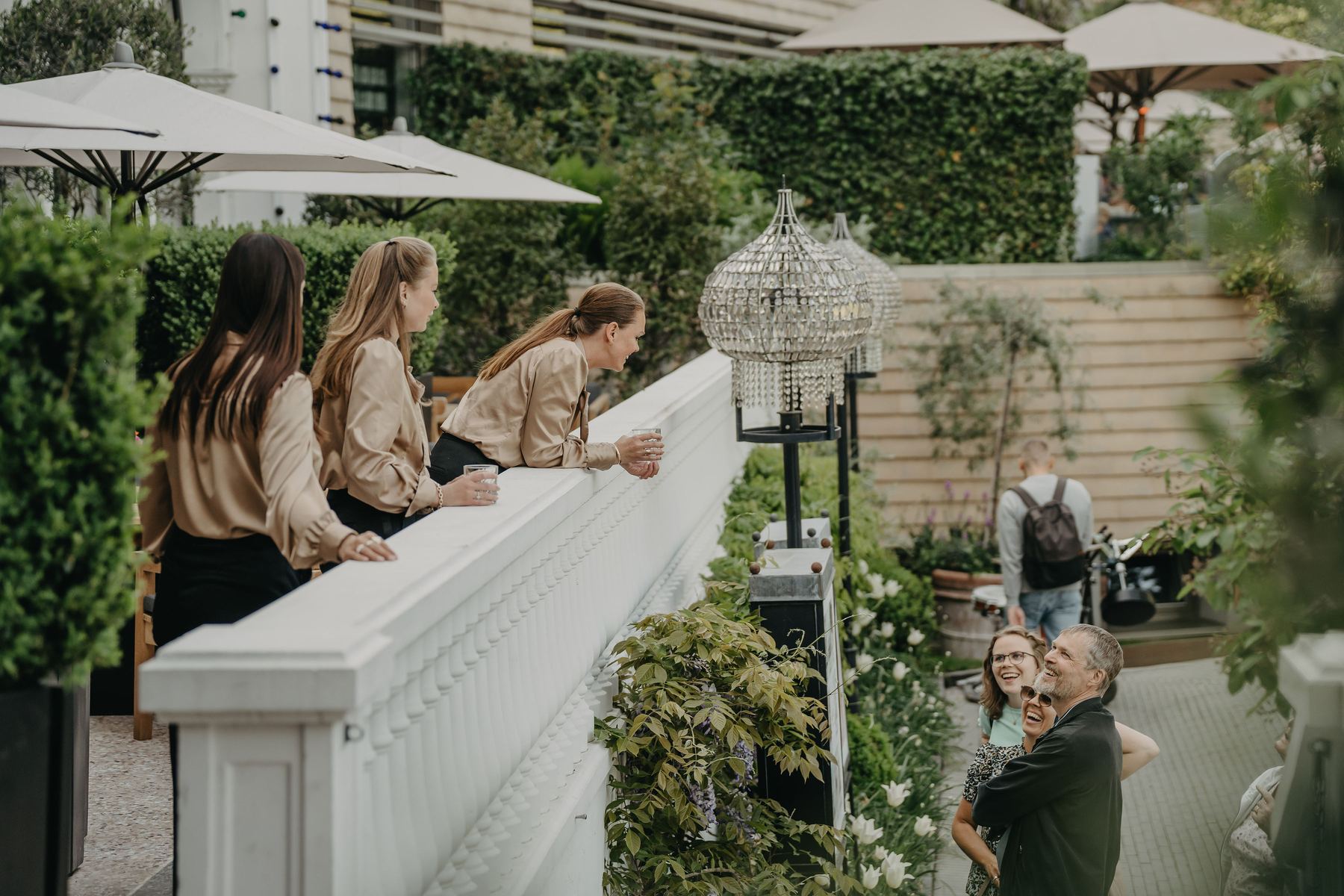 Nimb garden — cocktail hour in the heart of Tivoli